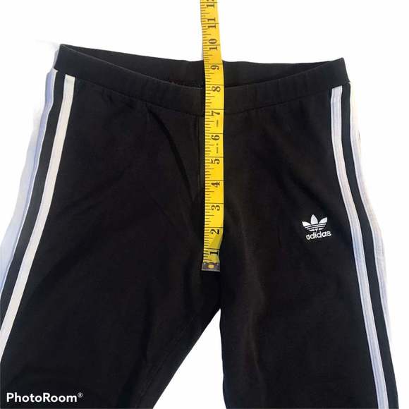 Adidas Three Stripe Cotton Leggings XS - Picture 7 of 10